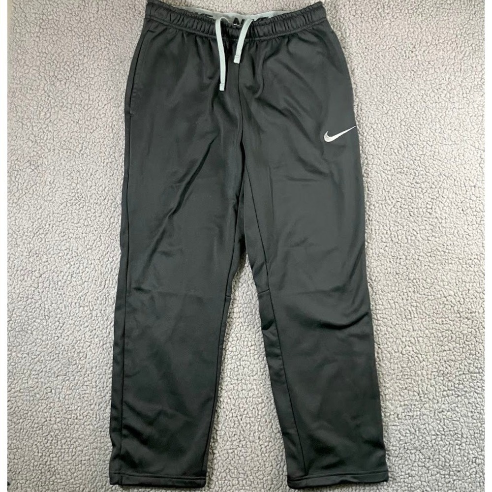 Nike Mens Large Black Therma-FIT Fleece Lined Sweatpants Size L Training Pants